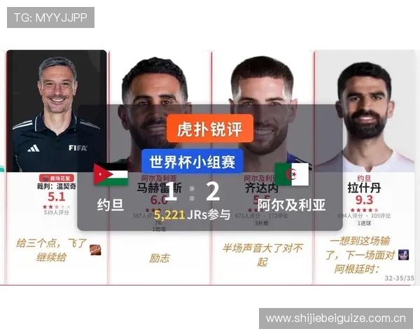 世界杯小组赛约旦VS阿尔及利亚比赛进球比分统计及比赛中表现突出的球员分析